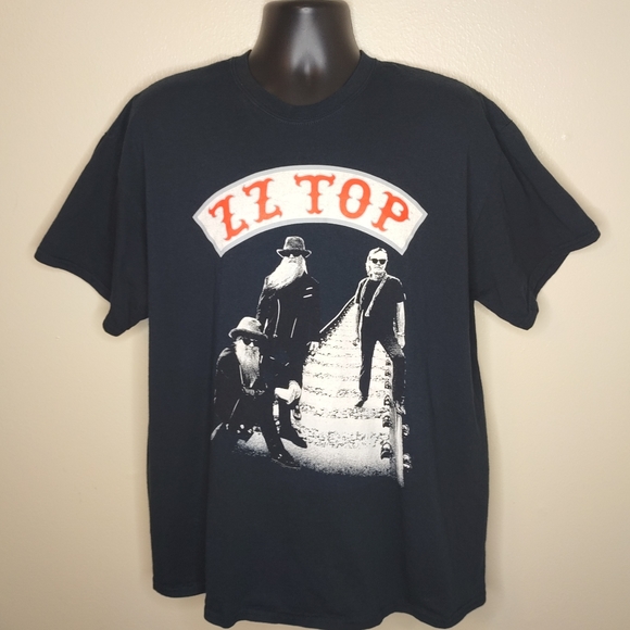 Gildan Other - ZZ Top Mens XL Band T-shirt Concert Tee 2016 Tour Black Gildan Cotton Biker Rock